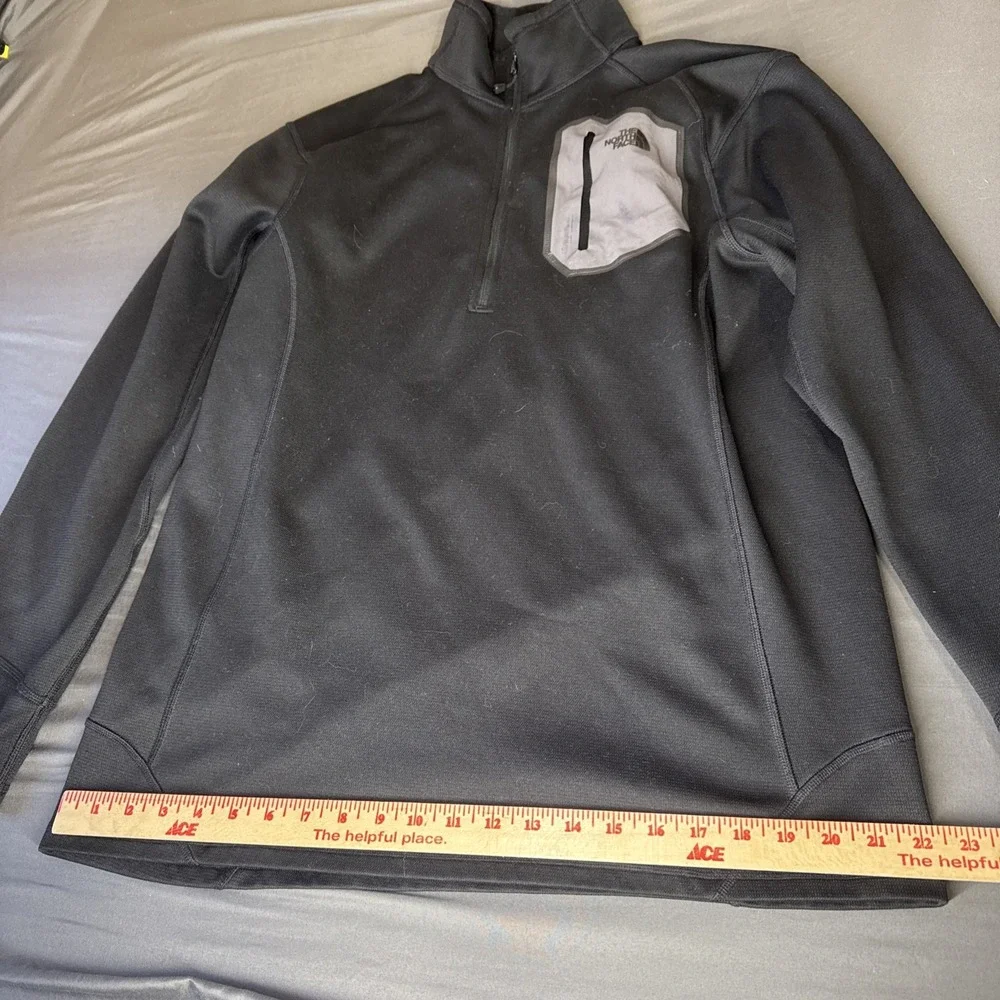 The‎ North Face Quarter-Zip Long-Sleeve Pullover - XL Black Nice TNF Underlayer